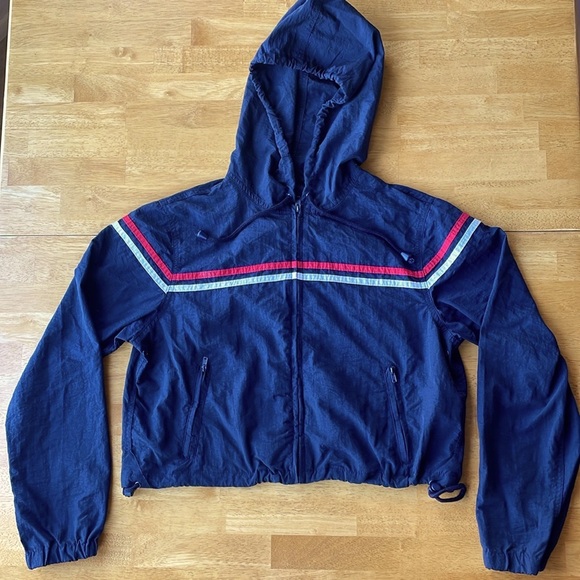 J. Galt Cropped Wind Breaker Jacket (Size Small) FREE SHIPPING - Picture 1 of 4